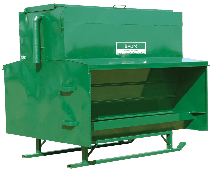 Livestock Feeders - Lakeland 3 Ton CreepMaster Self Feeder - Lakeland Farm and Ranch