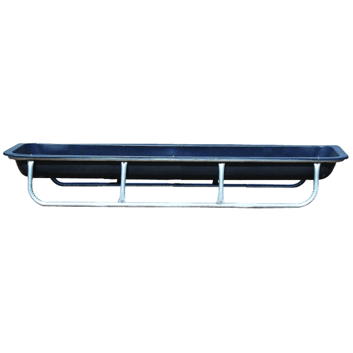 Bunk Feeders - Priefert 10' Galvanized Bunk Feeder w/Drop - In Liner - Priefert