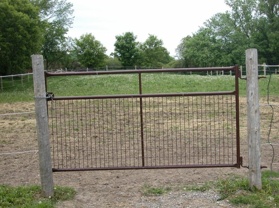 Livestock Panels - Sioux Steel Combo Gate with Mesh Panel - Sioux Steel