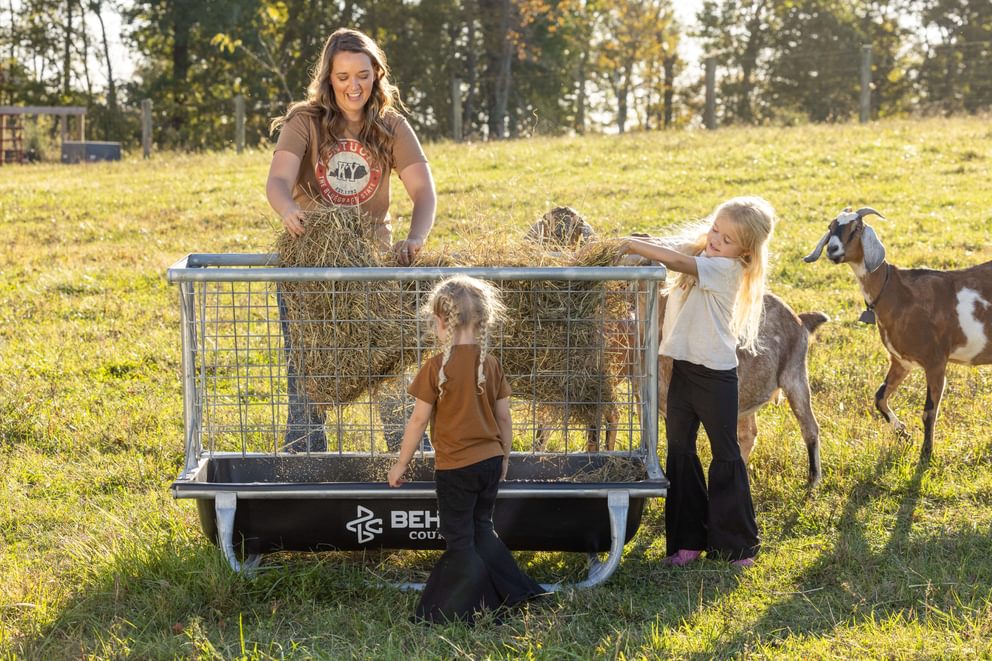 Livestock Feeders - Behlen Country Foreman Pro All - In - One Feed Station - Behlen Country