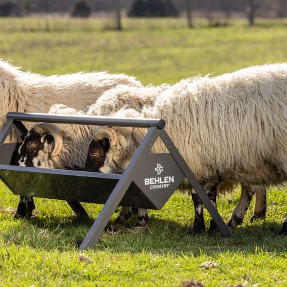 Livestock Feeders - Behlen Country The Commander Anti - Tip Feeder - Behlen Country