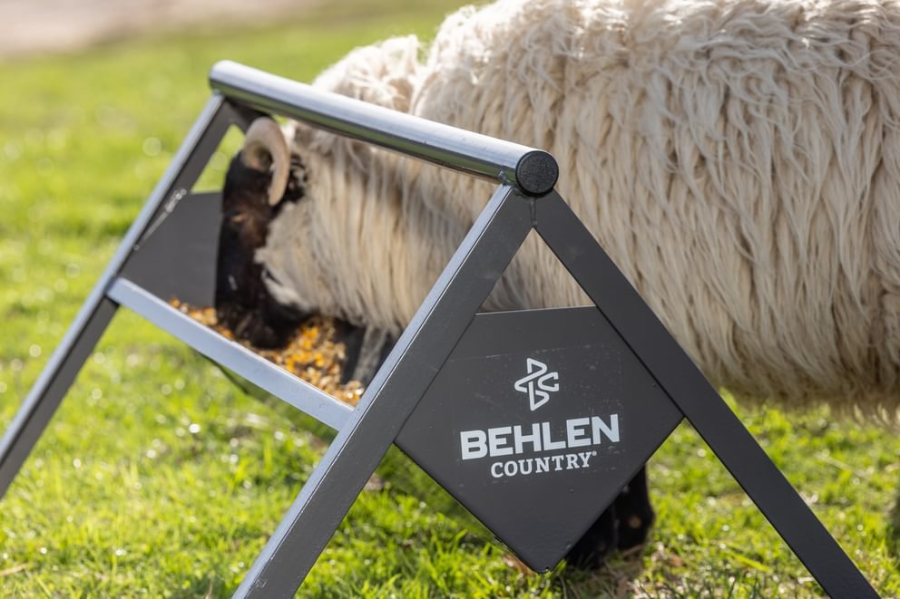 Livestock Feeders - Behlen Country The Commander Anti - Tip Feeder - Behlen Country