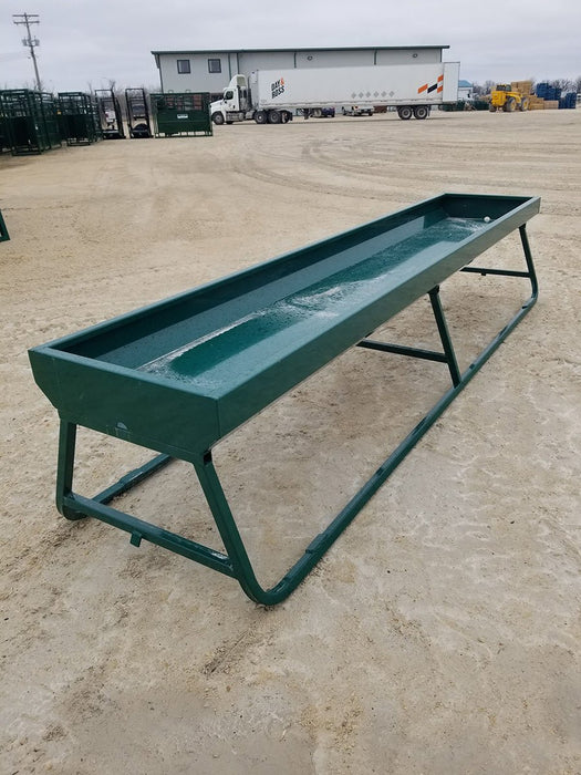 Bunk Feeders - Lakeland 10′ Heavy Duty Steel Feed Bunk - Lakeland Farm and Ranch