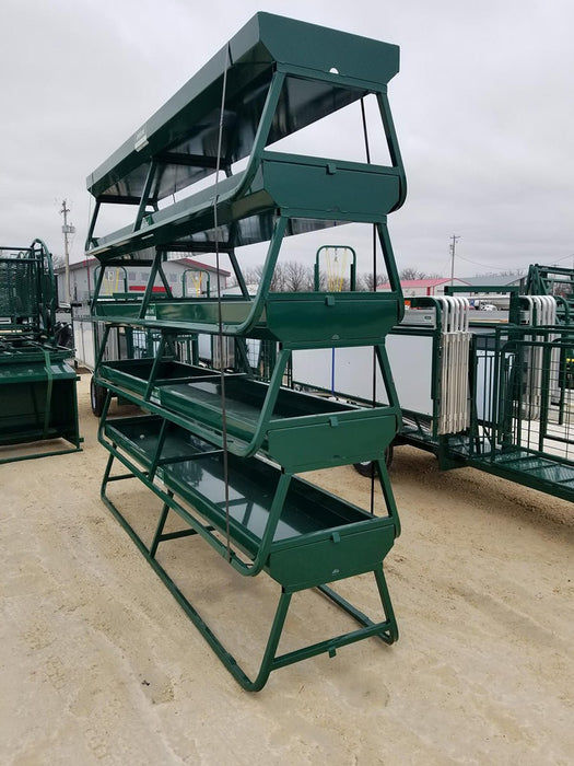 Bunk Feeders - Lakeland 10′ Heavy Duty Steel Feed Bunk - Lakeland Farm and Ranch