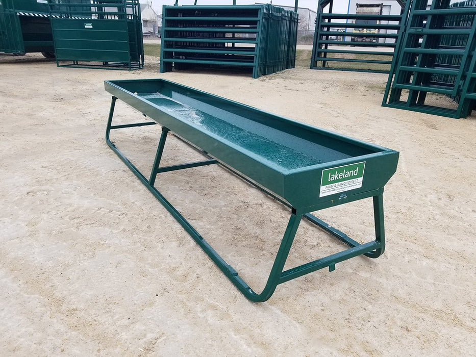 Bunk Feeders - Lakeland 10′ Heavy Duty Steel Feed Bunk - Lakeland Farm and Ranch