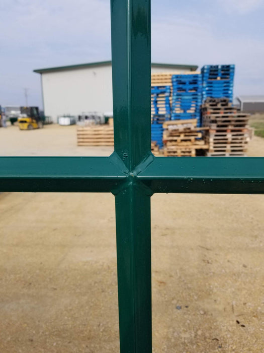 Panels & Gates - Lakeland 10ft Powder Coated Panel with Man Gate - Lakeland Farm and Ranch