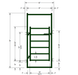 Panels & Gates - Lakeland 4ft Powder Coated Man Gate (Gate in Frame) - Lakeland Farm and Ranch