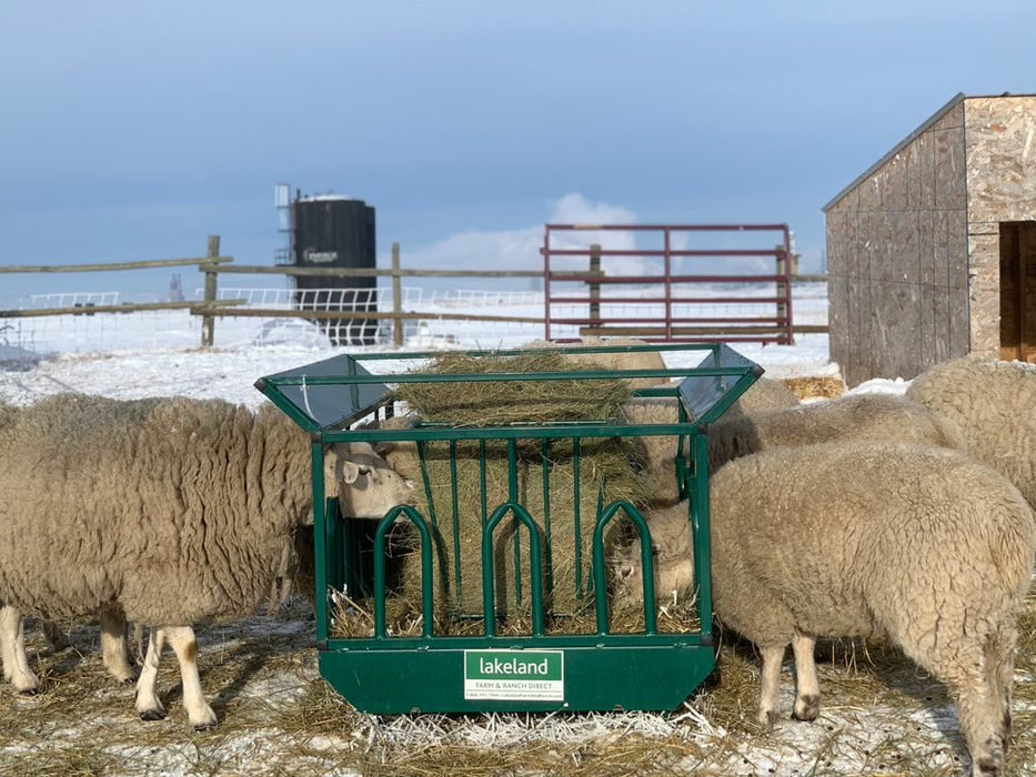 Bale Feeders - Lakeland 4ft Small Tombstone Bale Feeder - Lakeland Farm and Ranch
