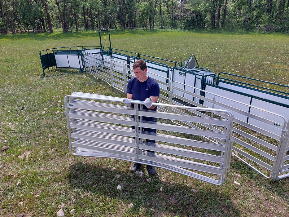 Panels & Gates - Lakeland Aluminum Easy Panel - Lakeland Farm and Ranch