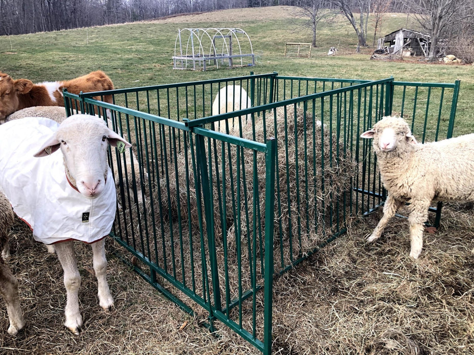 Collapsible Feeders - Lakeland Collapsible Sheep & Goat Feeder – 3″ Spacing - Lakeland Farm and Ranch