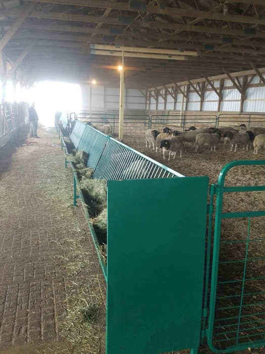 Fence Line Feeders - Lakeland Hay & Grain Fenceline Feeder - Lakeland Farm and Ranch
