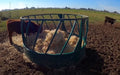 Bale Feeders - Lakeland Heavy Duty Slant Bar Round Bale Feeder - Lakeland Farm and Ranch