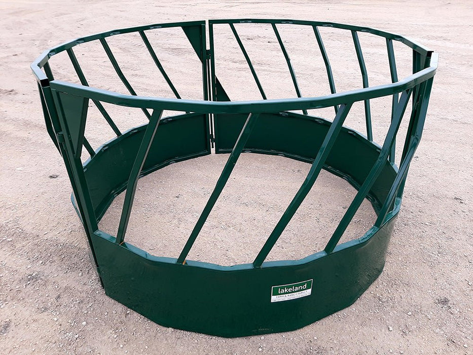 Bale Feeders - Lakeland Heavy Duty Slant Bar Round Bale Feeder - Lakeland Farm and Ranch