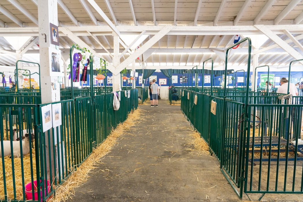 Panels & Gates - Lakeland Heavy Duty Spindle Penning Panel with Man Door - Lakeland Farm and Ranch