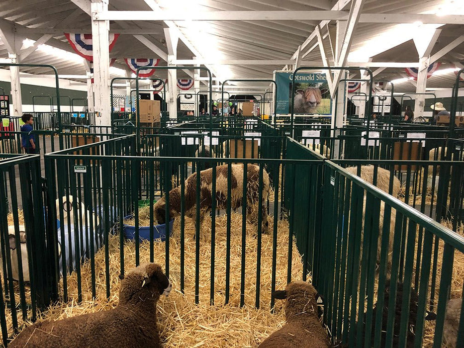 Panels & Gates - Lakeland Heavy Duty Spindle Penning Panel with Man Door - Lakeland Farm and Ranch