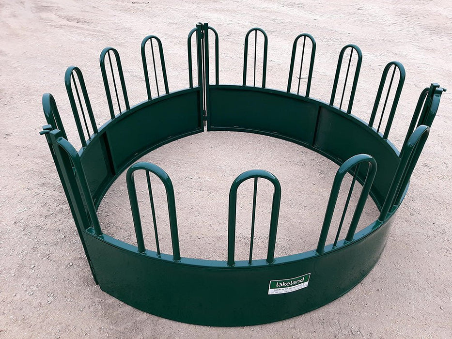 Bale Feeders - Lakeland Heavy Duty Tombstone Round Bale Feeder - Lakeland Farm and Ranch