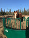 Bale Feeders - Lakeland Heavy Duty Tombstone Round Bale Feeder - Lakeland Farm and Ranch