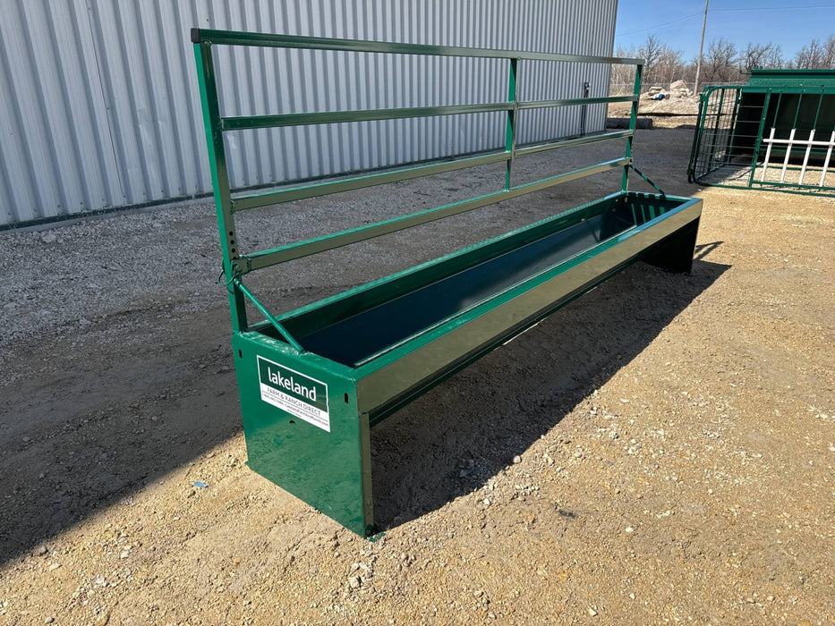 Bunk Feeders - Lakeland Horizontal Adjustable Bar Fenceline Bunk Feeder - Lakeland Farm and Ranch