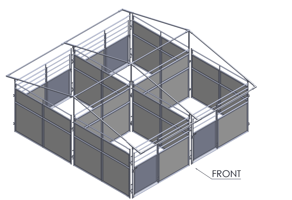 Horse Stalls - Lakeland Portable Competition Horse Stalls - Lakeland Farm and Ranch