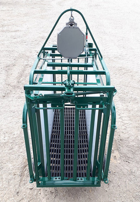 Livestock Handling Equipment - Lakeland Sheep & Goat Weigh Scale with Self - Catch Headgate - Lakeland Farm and Ranch