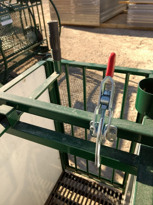 Livestock Handling Equipment - Lakeland Sheep & Goat Weigh Scale with Self - Catch Headgate - Lakeland Farm and Ranch