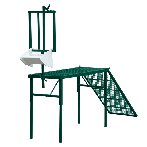 Sheep & Goat Handling Equipment - Lakeland Single Animal Milking Show Stand - Lakeland Farm and Ranch
