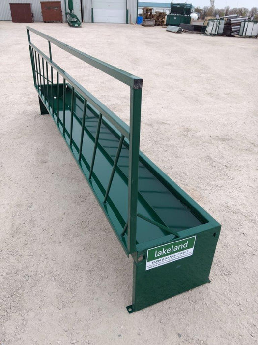 Bunk Feeders - Lakeland Slant Bar Fenceline Bunk Feeder - Lakeland Farm and Ranch
