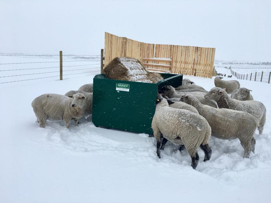 Bale Feeders - Lakeland Square Bale Hay and Grain Feeder - Lakeland Farm and Ranch