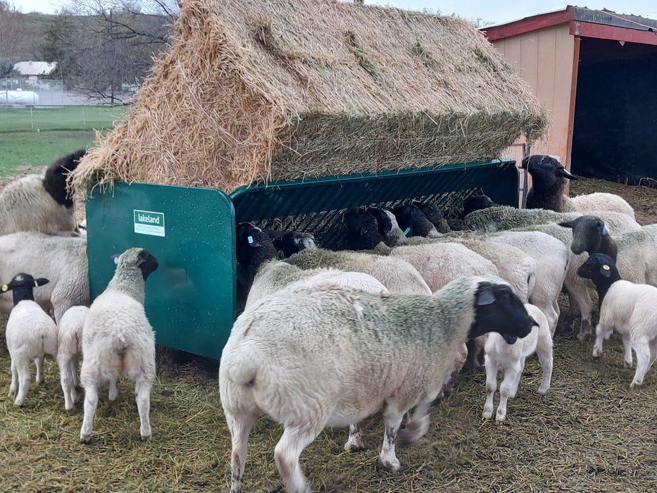 Bale Feeders - Lakeland Square Bale Hay and Grain Feeder - Lakeland Farm and Ranch