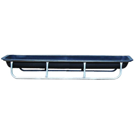 Bunk Feeders - Priefert 10' Galvanized Bunk Feeder w/Drop - In Liner - Priefert