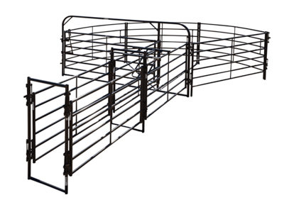 Crowding Sweeps - Priefert 135 Degree Premier Open Sweep with 16’ Alley – 20 Model - Priefert