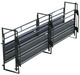 Alleys - Priefert 20' Sheeted Adjustable Alley & Alley Stop - Priefert