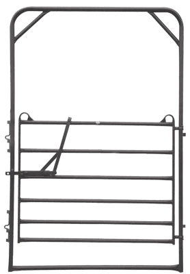 Livestock Gates - Priefert 6' x 9' Premier Bow Gate Tall - Priefert