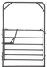 Livestock Gates - Priefert 6' x 9' Premier Bow Gate Tall - Priefert