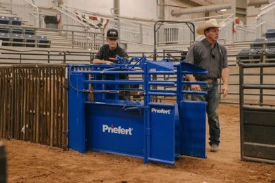 Roping Chutes - Priefert Manual Calf Roping Chute - Priefert