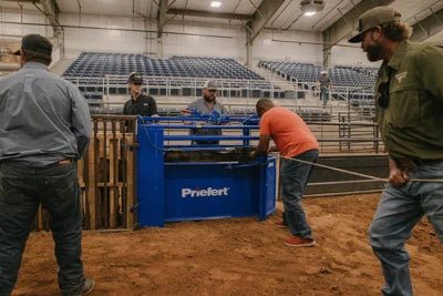 Roping Chutes - Priefert Manual Calf Roping Chute - Priefert