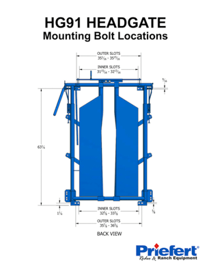 Head Gates - Priefert Model 91 Headgate - Priefert