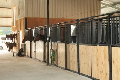 Stall Fronts - Priefert Premier Stall Fronts Bar/Wood - Priefert