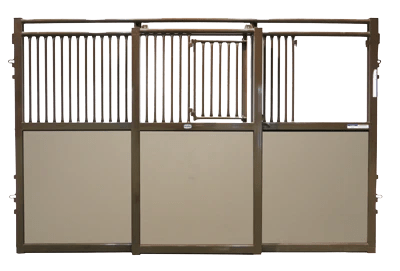 Stall Fronts - Priefert Premier Stall Fronts Poly Installed - Priefert