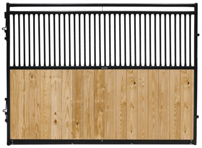 Stall Panels - Priefert Premier Stall Panel Bar/Wood - Priefert