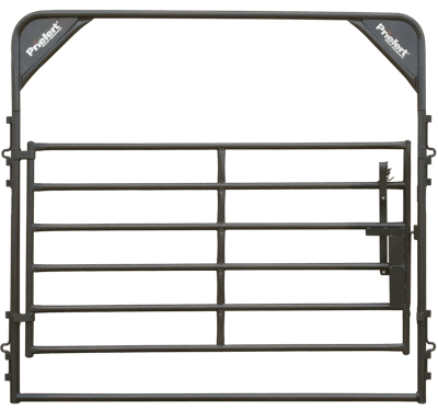 Livestock Gates - Priefert Rough Stock Arena Bow Gate - Priefert