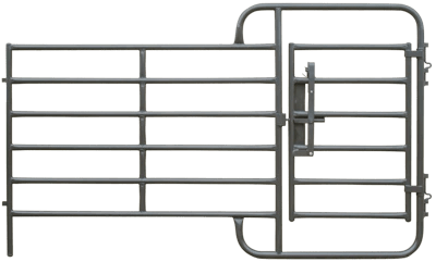 Livestock Panels - Priefert Rough Stock Arena Walk Thru Panels - Priefert