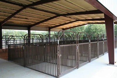 Livestock Gates - Priefert Sheep, Hog, & Goat Bow Gates - Priefert