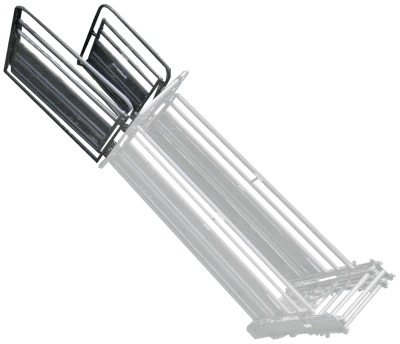 Crowding Sweeps - Priefert Sheeted Sweep Alley Attachment - Priefert