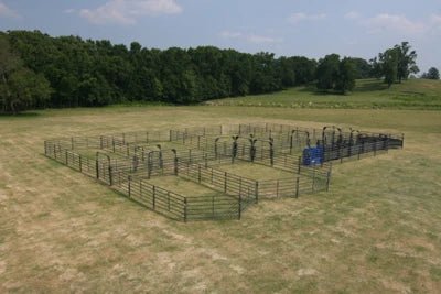 Sweep Corral Systems - Priefert Solid Sweep Corral System for 250 Head w/Calf Table - Priefert