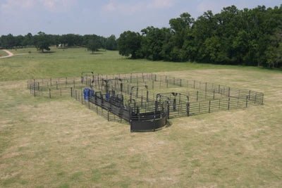 Sweep Corral Systems - Priefert Solid Sweep Corral System for 250 Head w/Calf Table - Priefert