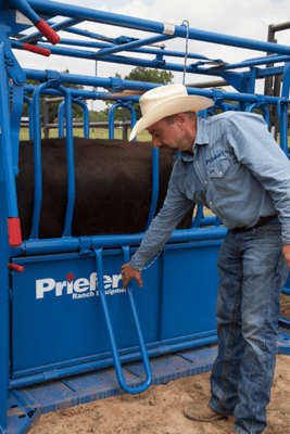 Cattle Chutes - Priefert Squeeze Chutes - Model S0191 - Priefert