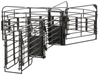 Crowding Sweeps - Priefert Sweep w/20' Adj. Alley, Preg Panels, Block & Load Gates - Priefert