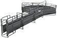 Crowding Sweeps - Priefert Sweep w/30' Adj. Alley & Preg Panels - Priefert