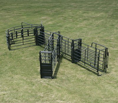 Crowding Sweeps - Priefert Sweep w/30' Adj. Alley, Sort Alley, Preg Panels, Block & Load Gates - Priefert